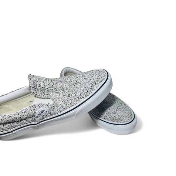 Vans slip on speckle white black shoes women’s 10.5 men’s 9 - Picture 3 of 9